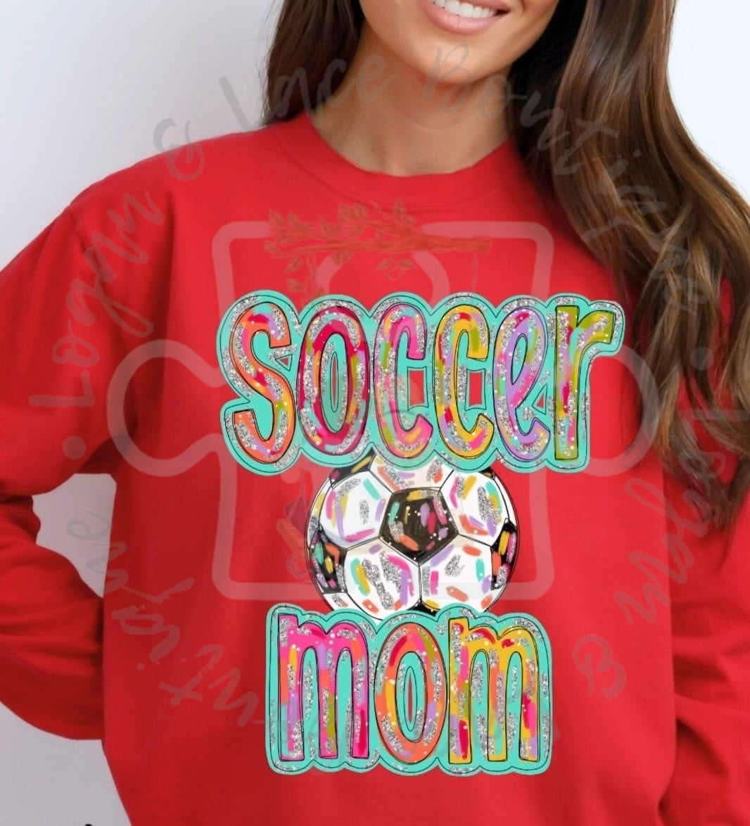 Sport Mom Tee or Crewneck