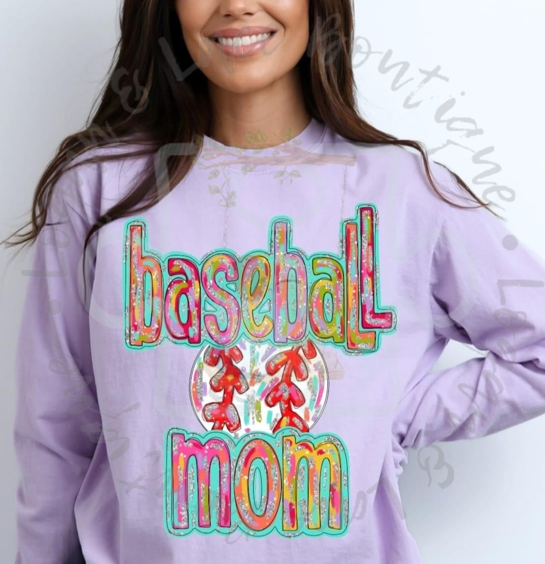 Sport Mom Tee or Crewneck