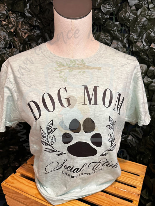 RTS-Dog Mom Social Club Tee