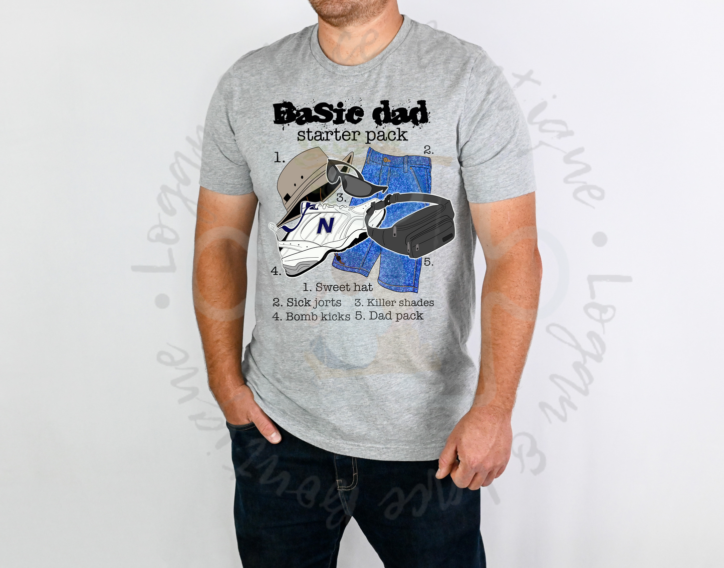 Basic Dad Starter Pack Tee