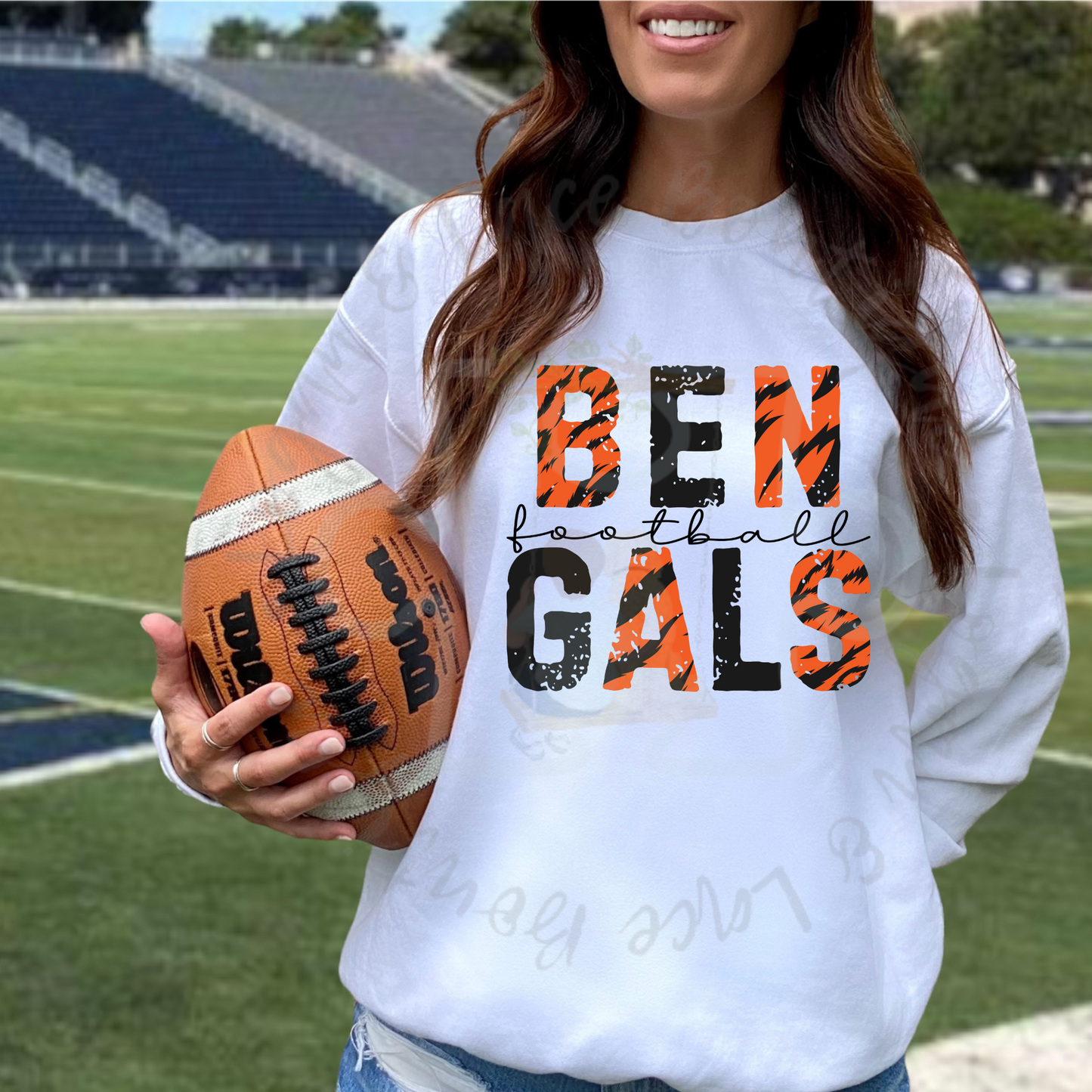 Bengals Football Tee or Crewneck