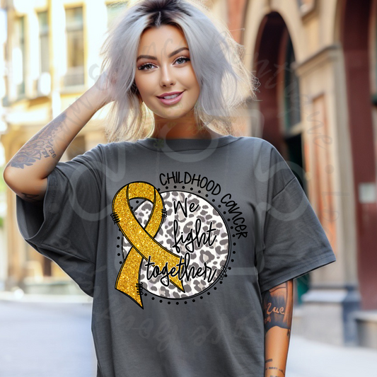 Cancer Awareness Ribbon Tee or Crewneck