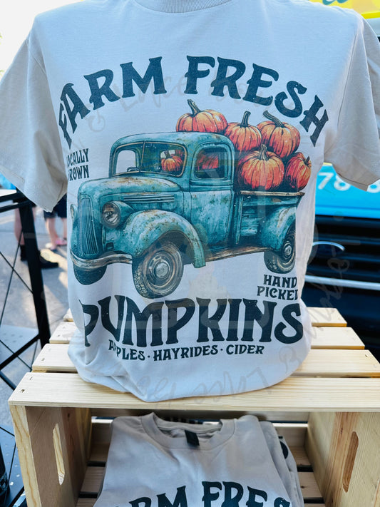 RTS-Farm Fresh Pumpkins Truck Tee