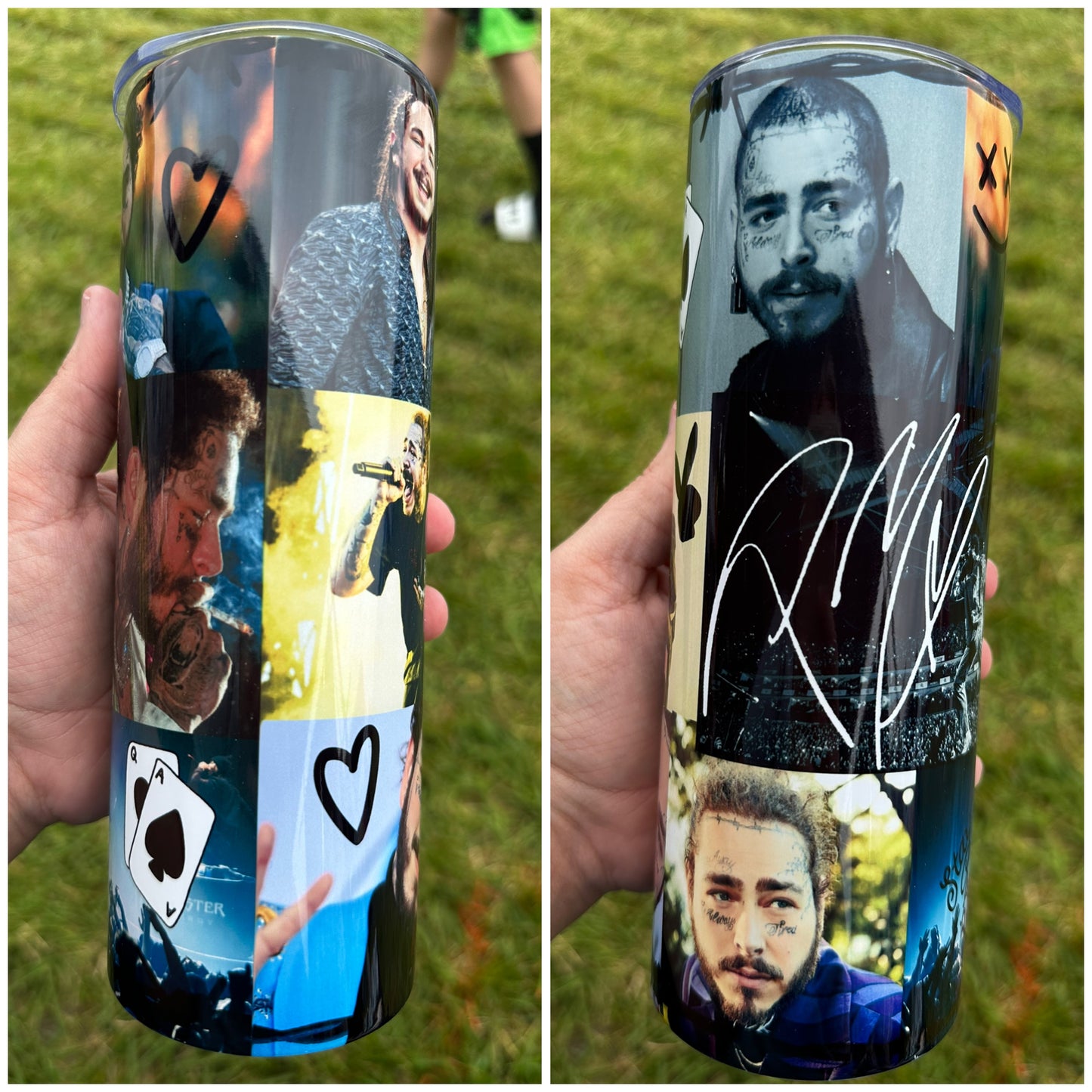 RTS- 20oz Tumbler or Soda Can- Postie Collage Tumbler