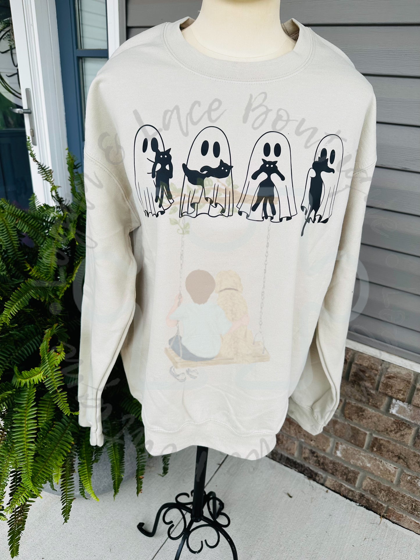 RTS-Ghosts and Kitties Crewneck Sweater