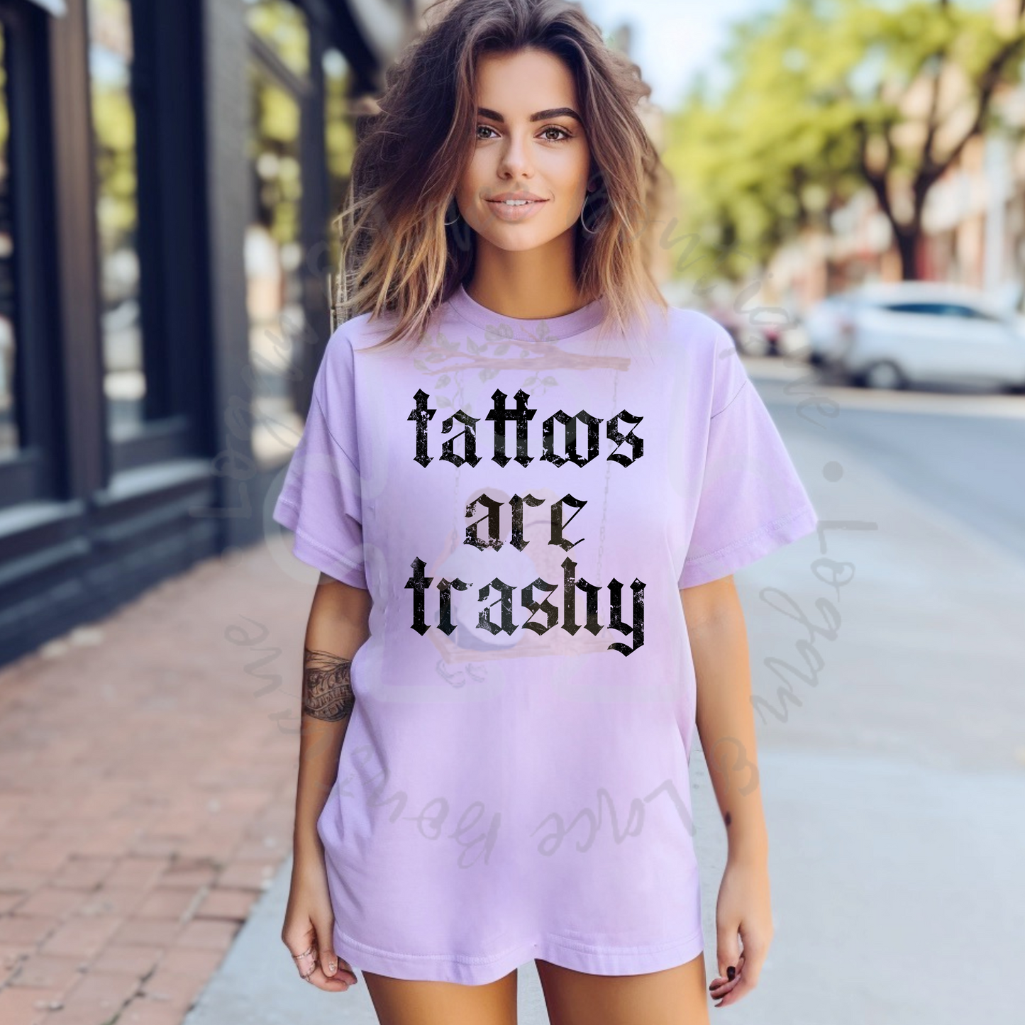 Tattoos are Trashy Tee or Crewneck