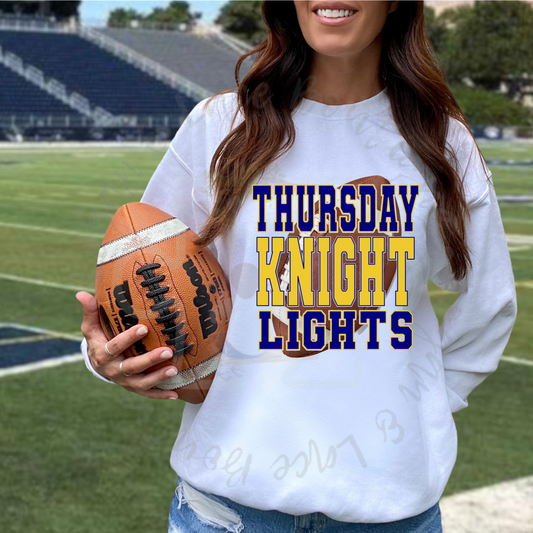 L&LB EXCLUSIVE Thursday Knights Lights Tee or Crewneck