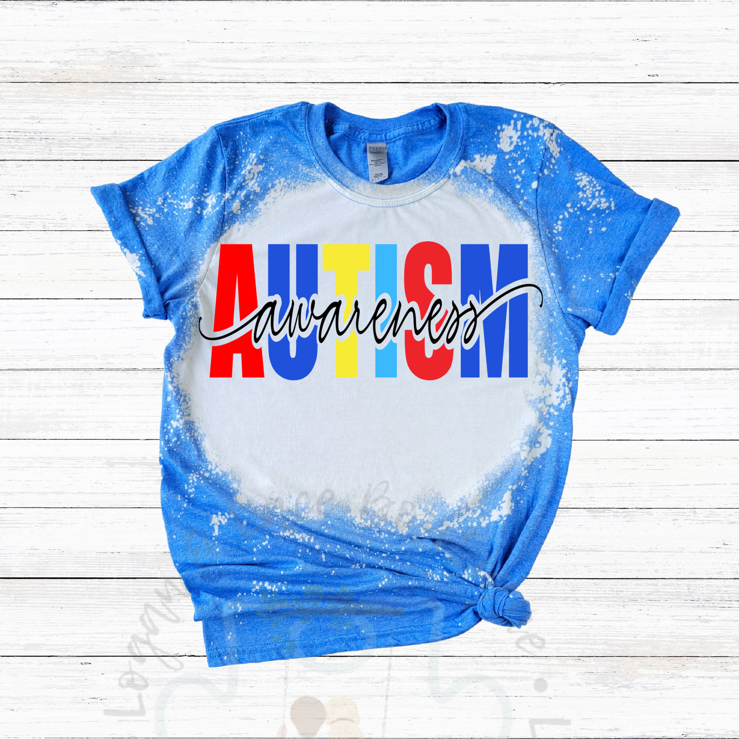 Autism Awareness Bleached Tee