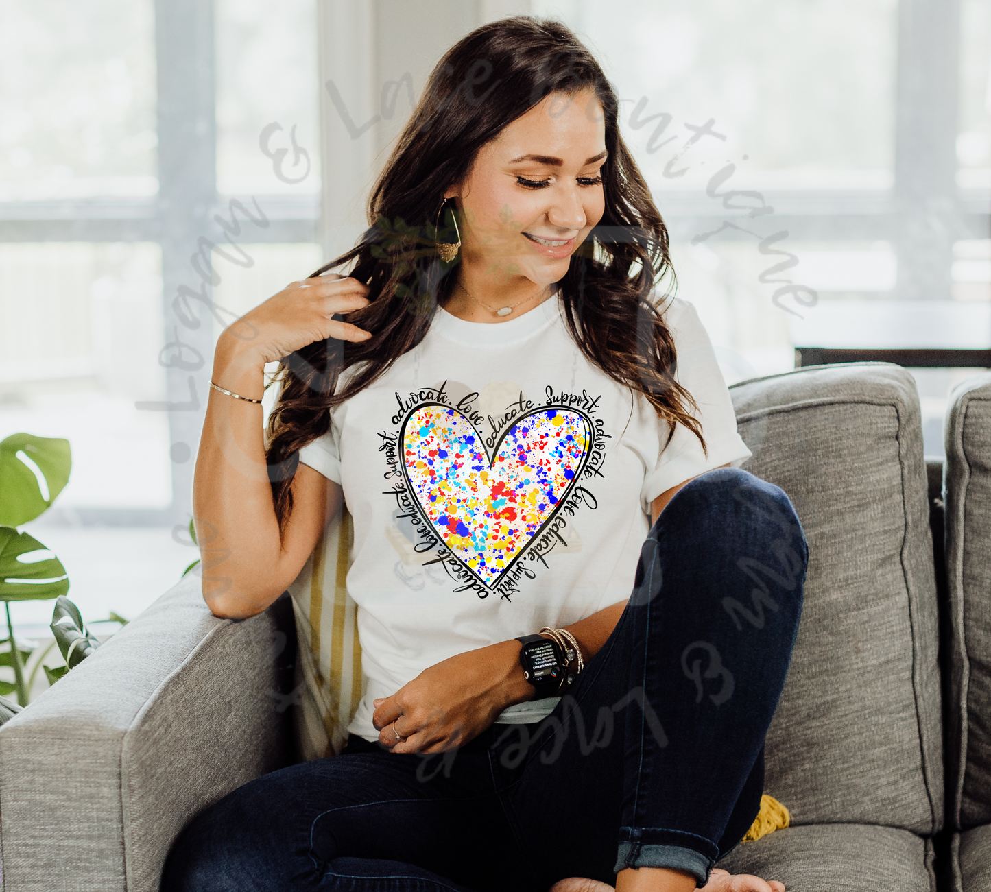 Autism Awareness Heart Tee