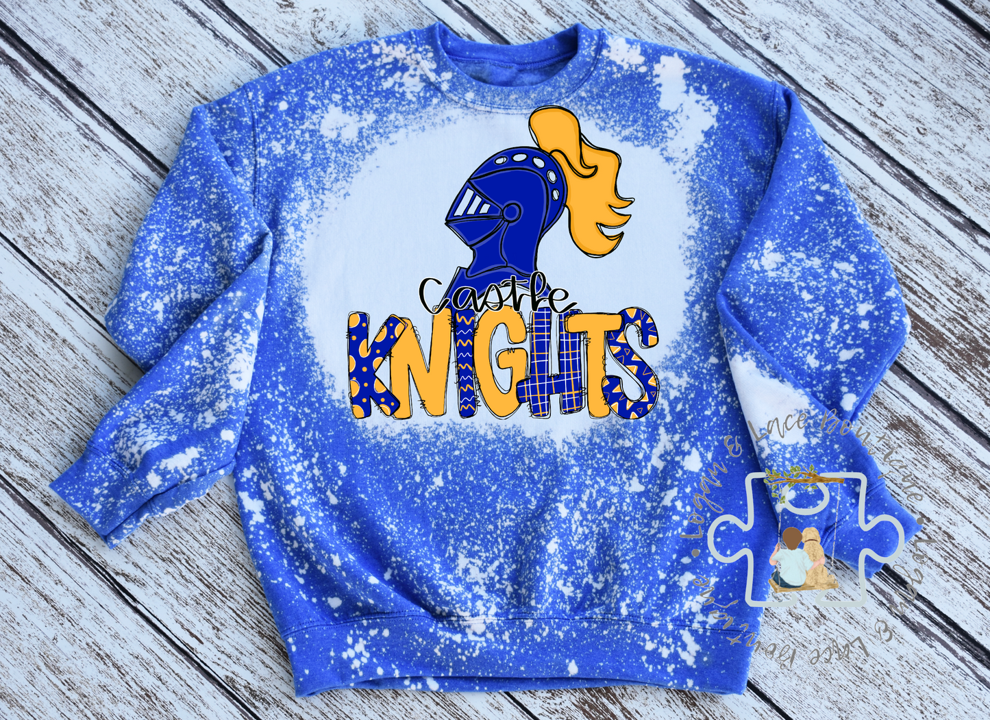 L&LB EXCLUSIVE Castle Knights Doodle Tee or Crewneck