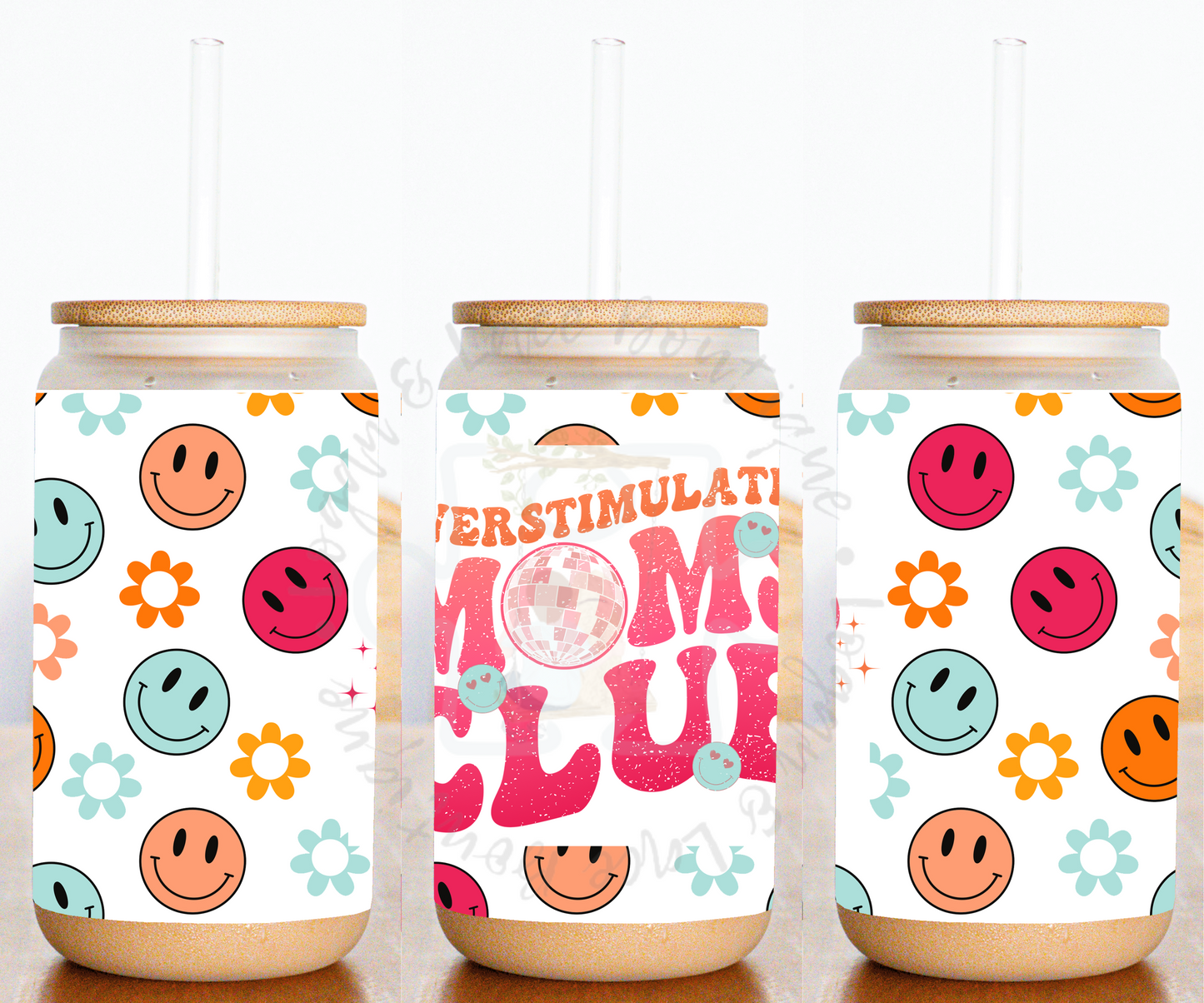 Overstimulated Mom Club Frosted Iced Coffee Can